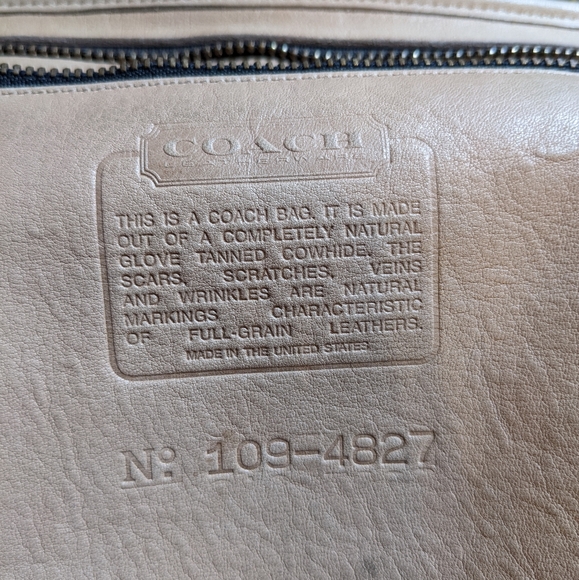 Vintage Coach Soft Satchel №4055 - Picture 3 of 3